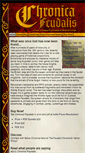 Mobile Screenshot of chronicafeudalis.com